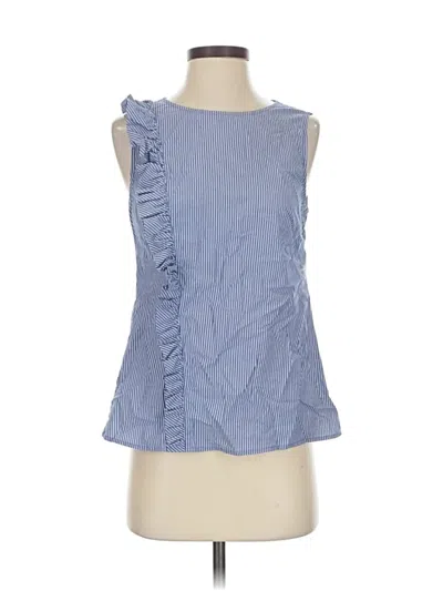 Pre-owned Banana Republic Sleeveless Blouse In Blue
