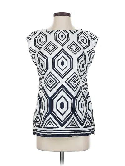 Pre-owned Banana Republic Sleeveless Blouse In Blue