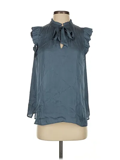 Pre-owned Banana Republic Sleeveless Blouse In Blue
