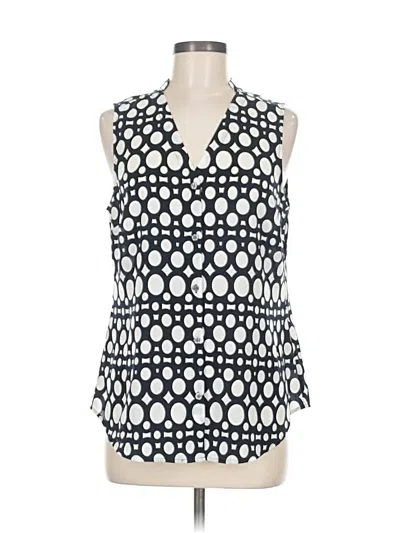 Pre-owned Banana Republic Sleeveless Blouse In Blue