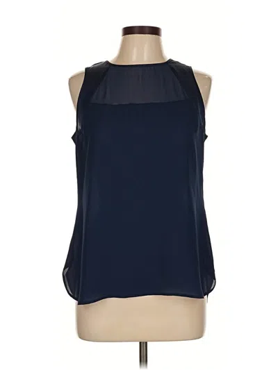 Pre-owned Banana Republic Sleeveless Blouse In Blue