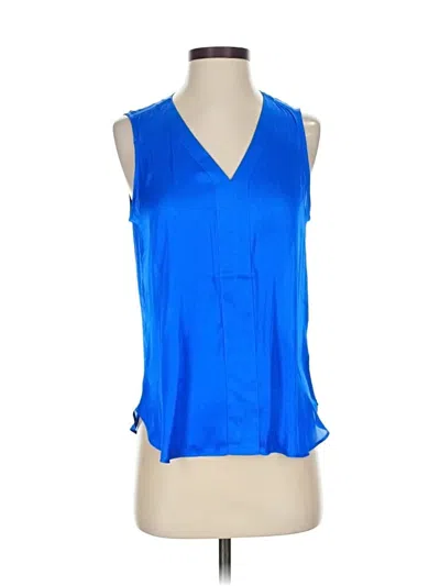 Pre-owned Banana Republic Sleeveless Blouse In Blue
