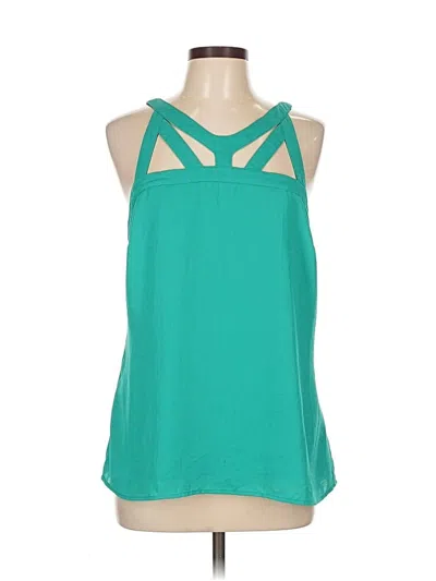 Pre-owned Banana Republic Sleeveless Blouse In Blue