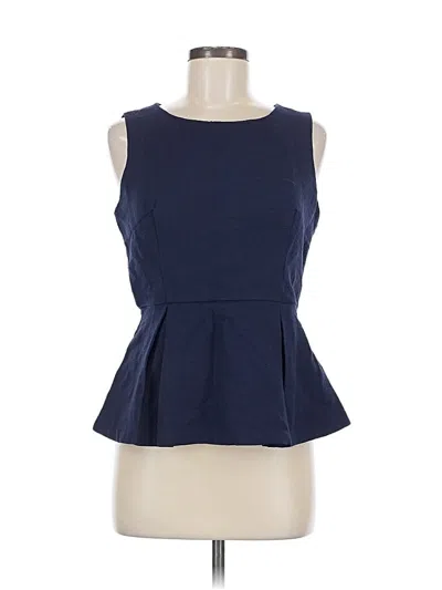 Pre-owned Banana Republic Sleeveless Blouse In Blue