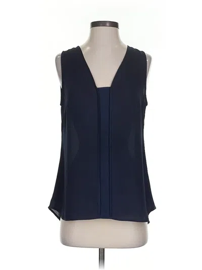 Pre-owned Banana Republic Sleeveless Blouse In Blue