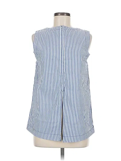 Pre-owned Banana Republic Sleeveless Blouse In Blue