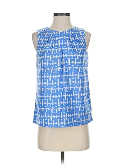 Pre-owned Banana Republic Sleeveless Blouse In Blue