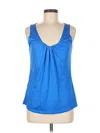 Banana Republic Sleeveless Blouse In Blue