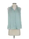 Banana Republic Sleeveless Blouse In Blue