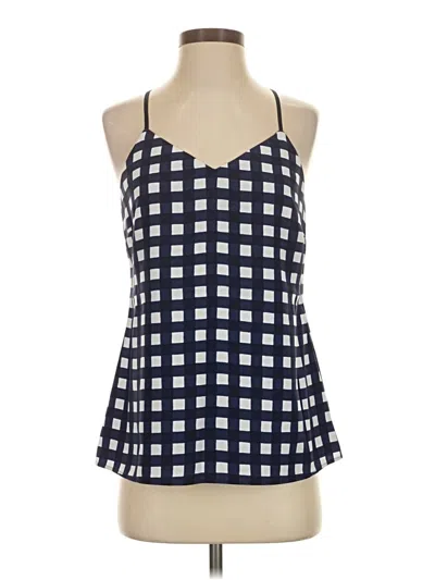 Banana Republic Sleeveless Blouse In Blue