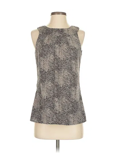 Pre-owned Banana Republic Sleeveless Blouse In Brown