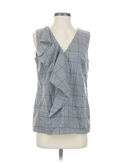 Pre-owned Banana Republic Sleeveless Blouse In Gray