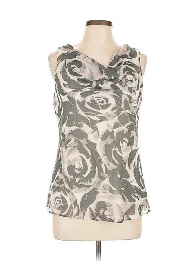 Pre-owned Banana Republic Sleeveless Blouse In Gray