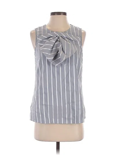 Pre-owned Banana Republic Sleeveless Blouse In Gray