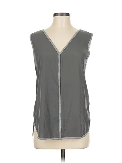 Pre-owned Banana Republic Sleeveless Blouse In Gray