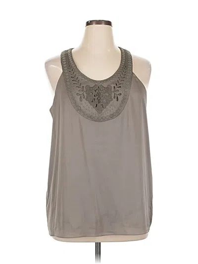 Pre-owned Banana Republic Sleeveless Blouse In Gray