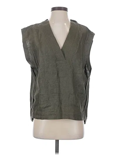 Banana Republic Sleeveless Blouse In Gray