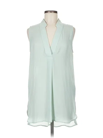 Pre-owned Banana Republic Sleeveless Blouse In Green