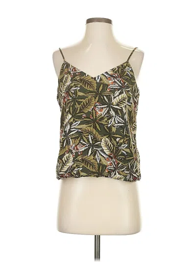 Pre-owned Banana Republic Sleeveless Blouse In Green