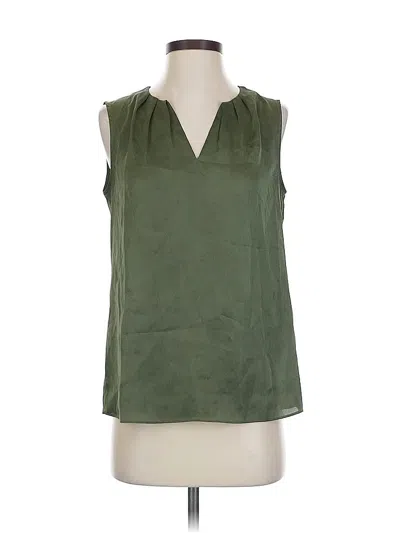 Pre-owned Banana Republic Sleeveless Blouse In Green