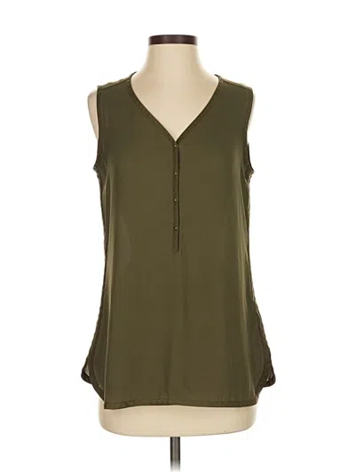 Pre-owned Banana Republic Sleeveless Blouse In Green