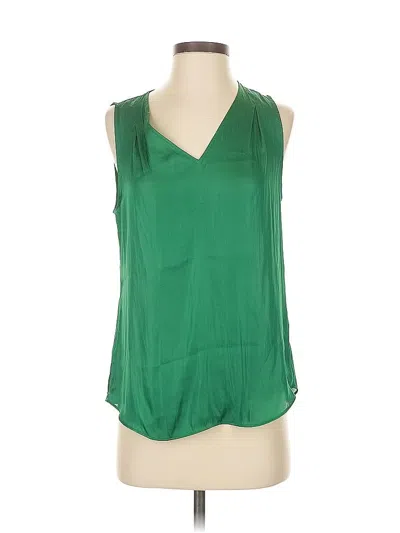 Pre-owned Banana Republic Sleeveless Blouse In Green