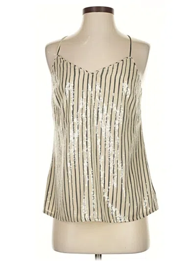 Banana Republic Sleeveless Blouse In Green