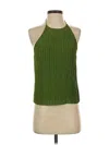 Banana Republic Sleeveless Blouse In Green