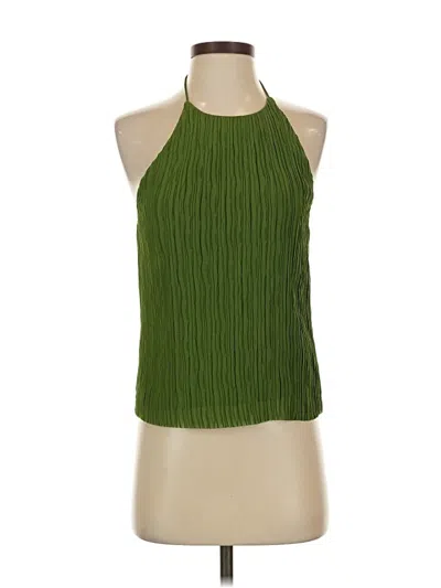 Banana Republic Sleeveless Blouse In Green