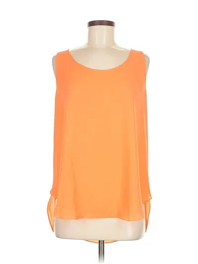 Pre-owned Banana Republic Sleeveless Blouse In Orange