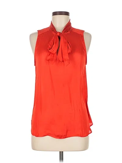 Banana Republic Sleeveless Blouse In Orange