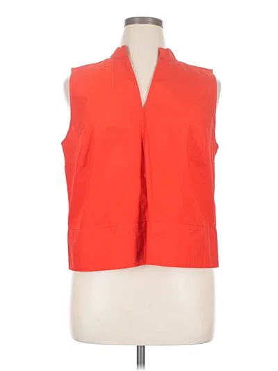 Banana Republic Sleeveless Blouse In Orange