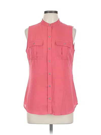 Pre-owned Banana Republic Sleeveless Blouse In Pink