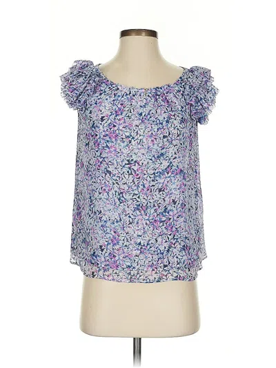 Pre-owned Banana Republic Sleeveless Blouse In Purple