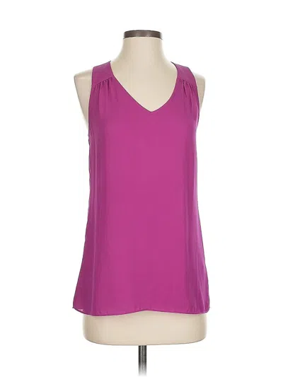 Pre-owned Banana Republic Sleeveless Blouse In Purple