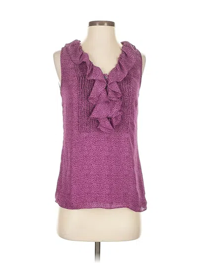 Pre-owned Banana Republic Sleeveless Blouse In Purple