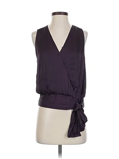Pre-owned Banana Republic Sleeveless Blouse In Purple