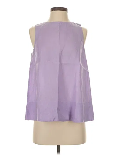 Pre-owned Banana Republic Sleeveless Blouse In Purple