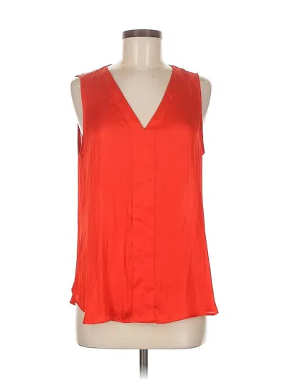 Pre-owned Banana Republic Sleeveless Blouse In Red