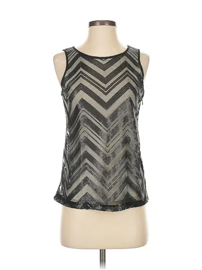 Pre-owned Banana Republic Sleeveless Blouse In Silver