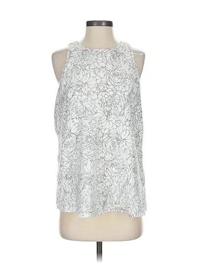 Pre-owned Banana Republic Sleeveless Blouse In Silver