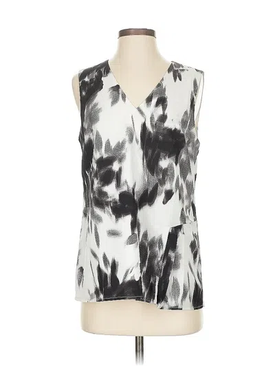 Pre-owned Banana Republic Sleeveless Blouse In Silver