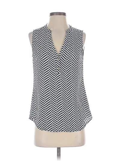 Pre-owned Banana Republic Sleeveless Blouse In Silver