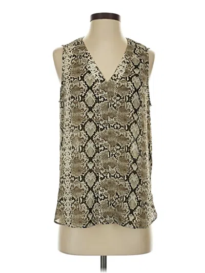 Pre-owned Banana Republic Sleeveless Blouse In Tan
