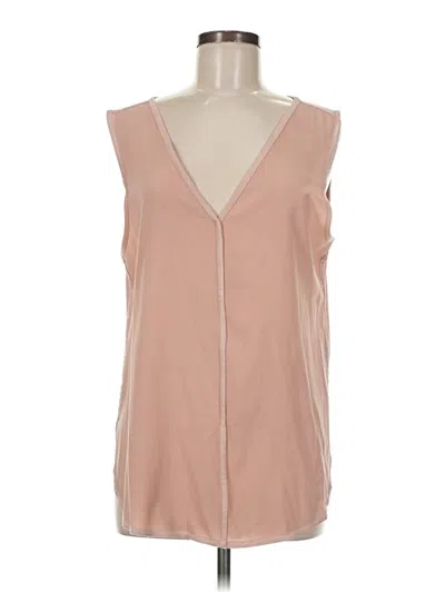 Pre-owned Banana Republic Sleeveless Blouse In Tan