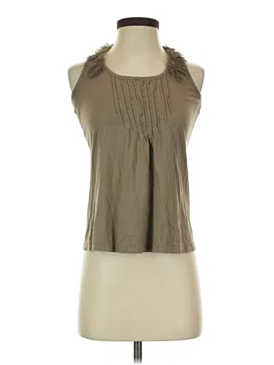 Pre-owned Banana Republic Sleeveless Blouse In Tan