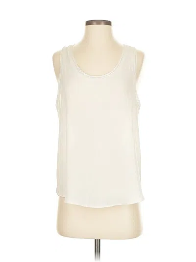 Pre-owned Banana Republic Sleeveless Blouse In White