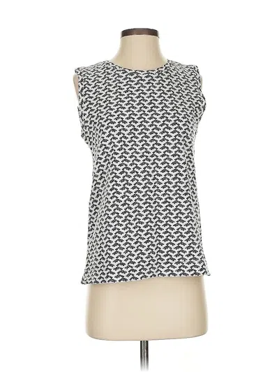 Pre-owned Banana Republic Sleeveless Blouse In White