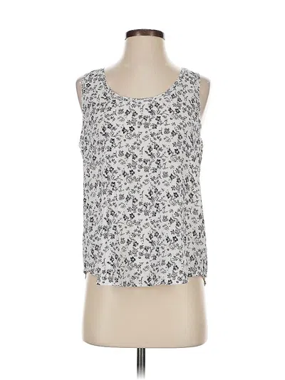 Pre-owned Banana Republic Sleeveless Blouse In White