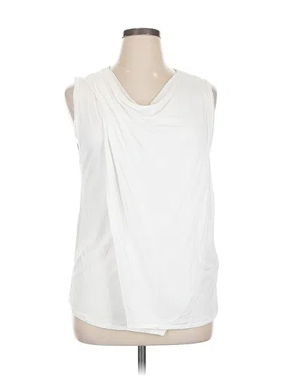 Pre-owned Banana Republic Sleeveless Blouse In White